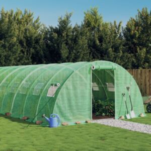 Pood24 kasvuhoone terasraamiga, roheline, 64 m², 16x4x2 m