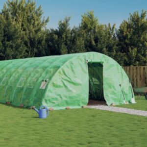 Pood24 kasvuhoone terasraamiga, roheline, 30 m², 6x5x2,3 m