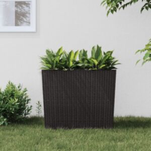 Pood24 taimekast eemaldatava sisuga, pruun, 12/44 l PP-rotang