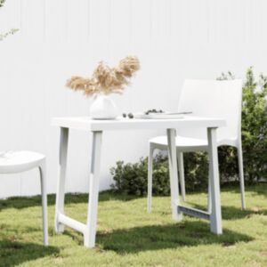 Pood24 matkalaud, valge, 79 x 56 x 64 cm PP, puidu välimus