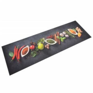Pood24 köögivaip, pestav, vürtsid, 60 x 180 cm, samet