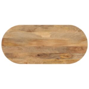 Pood24 ovaalne lauaplaat, 120x50x3,8 cm, mangopuit
