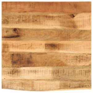 Pood24 lauaplaat, 40x40x3,8 cm, naturaalsete servadega, mangopuit
