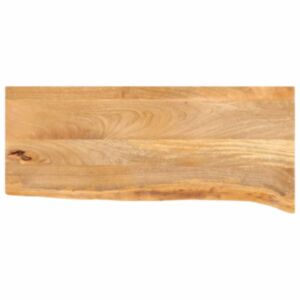 Pood24 lauaplaat, naturaalse servaga, 70x20x2,5 cm, mangopuit