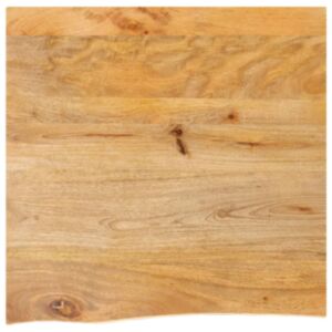 Pood24 lauaplaat, naturaalse servaga, 40 x 40 x 2,5, mangopuit