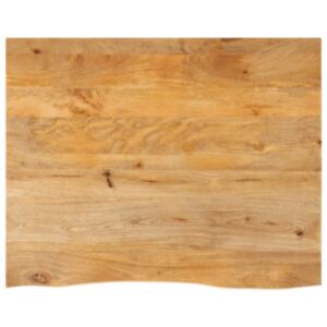 Pood24 lauaplaat, naturaalse servaga, 90 x 80 x 2,5 cm, mangopuit