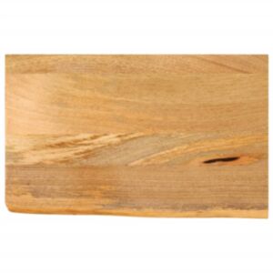Pood24 lauaplaat, naturaalse servaga, 50x20x3,8 cm, mangopuit