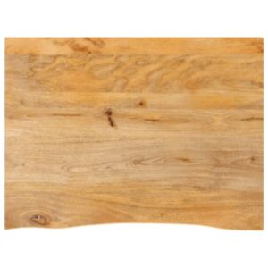 Pood24 lauaplaat, naturaalse servaga, 70 x 60 x 3,8 cm, mangopuit