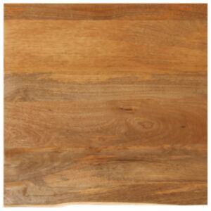 Pood24 lauaplaat, naturaalse servaga, 40x40x3,8 cm, mangopuit