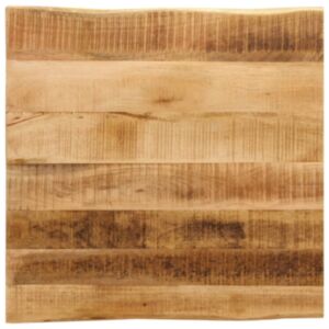 Pood24 lauaplaat naturaalse servaga 40x40x2,5 cm töötlemata mangopuit