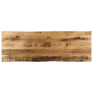 Pood24 lauaplaat naturaalse servaga 120x40x2,5 cm töötlemata mangopuit
