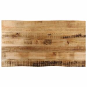 Pood24 lauaplaat naturaalse servaga 110x60x2,5 cm töötlemata mangopuit