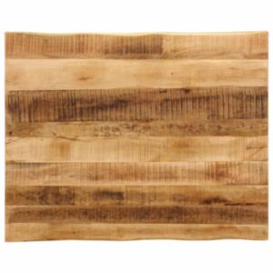Pood24 lauaplaat naturaalse servaga 110x80x2,5 cm töötlemata mangopuit
