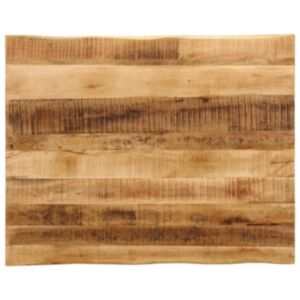 Pood24 lauaplaat naturaalse servaga 90x80x3,8 cm töötlemata mangopuit