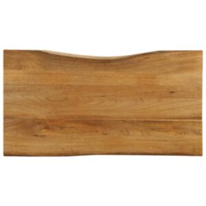 Pood24 lauaplaat, 120 x 60 x 3,8 cm, naturaalsete servadega, mangopuit