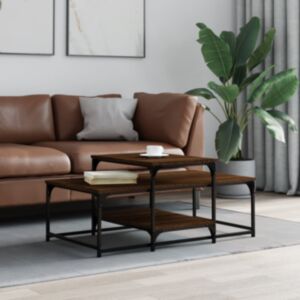 Pood24 kohvilaud, pruun tamm, 102 x 60 x 45 cm, tehispuit