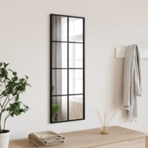 Pood24 seinapeegel, must, 30 x 80 cm, ristkülikukujuline, raud