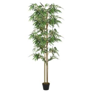Pood24 kunstbambus, 988 lehega, 150 cm, roheline