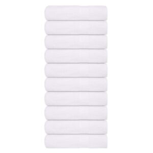 Pood24 käterätikud 10 tk, valge, 50x100 cm, 360 gsm, 100% puuvill