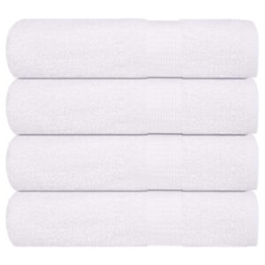 Pood24 saunalinad 4 tk, valge, 100x150 cm, 360 gsm, 100% puuvill