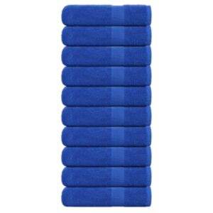 Pood24 saunalinad 10 tk, sinine, 100x150 cm, 360 gsm, 100% puuvill