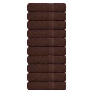 Pood24 saunalinad 10 tk, pruun, 100x150 cm, 360 gsm, 100% puuvill