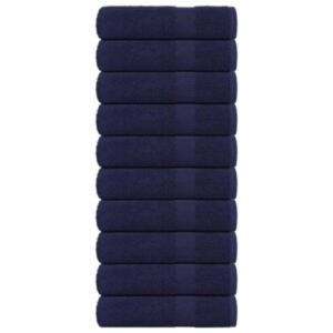 Pood24 saunalinad 10 tk, tumesinine, 100x150 cm, 360 gsm, 100% puuvill