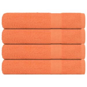 Pood24 rätikud 4 tk, oranž, 100x200 cm, 360 gsm, 100% puuvill