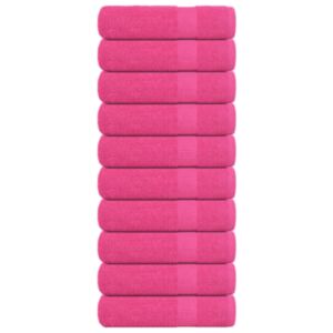 Pood24 saunalinad 10 tk, roosa, 100x150 cm, 360 gsm, 100% puuvill