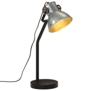 Pood24 vanaaegne laualamp, 25 W, hõbedane, 17 x 17 x 60 cm, E27
