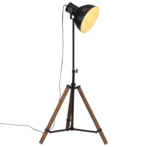Pood24 põrandalamp, 25 W, must, 75 x 75 x 90-150 cm, E27