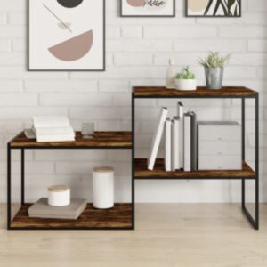 Pood24 seinariiulid 4 tk, suitsutatud tamm, 60x50x1,5 cm, tehispuit