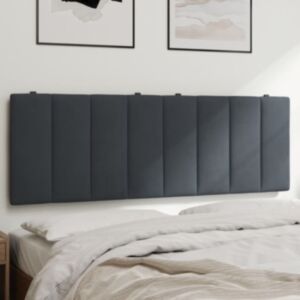 Pood24 voodipeatsi padi, tumehall, 140 cm, samet