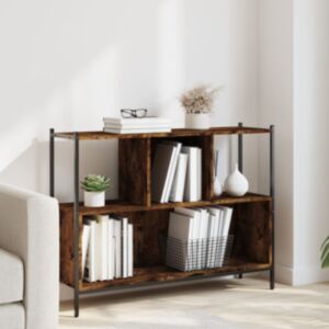 Pood24 raamatualus, suitsutatud tamm, 102 x 28 x 77,5 cm, tehispuit