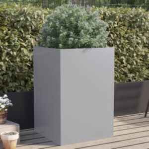 Pood24 taimekast hõbedane 52x48x75 cm tsingitud teras