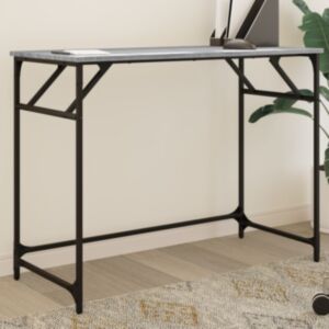 Pood24 kirjutuslaud, hall Sonoma tamm, 100x45x76 cm, tehispuit/teras