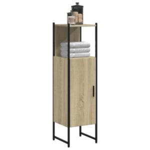Pood24 vannitoakapp, Sonoma tamm, 33 x 33 x 120,5 cm, tehispuit