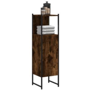 Pood24 vannitoakapp, suitsutatud tamm, 33 x 33 x 120,5 cm, tehispuit