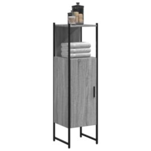 Pood24 vannitoakapp, hall Sonoma tamm, 33 x 33 x 120,5 cm, tehispuit