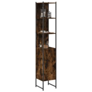 Pood24 vannitoakapp, suitsutatud tamm, 33x33x185,5 cm, tehispuit
