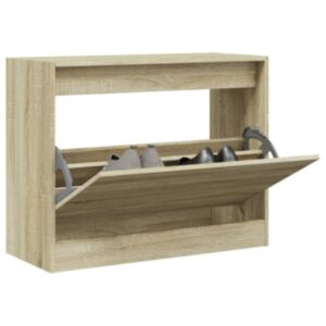Pood24 kingakapp, Sonoma tamm, 80 x 34 x 63 cm, tehispuit