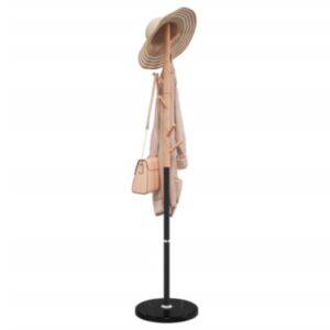 Pood24 riidenagi, must, 172 cm, pulbervärvitud raud