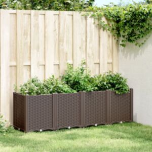 Pood24 aia taimekast, pruun, 160 x 40 x 53 cm, PP