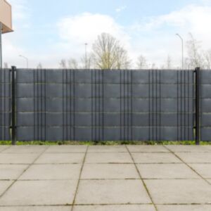 Pood24 rõdupiirde katted 5 tk, antratsiithall, 255 x 19 cm, polürotang