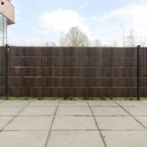 Pood24 rõdupiirde katted 10 tk, pruun ja must, 255 x 19 cm, polürotang