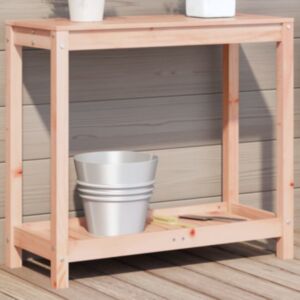 Pood24 riiuliga istutuslaud, 82,5 x 35 x 75 cm, ebatsuuga puit