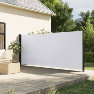 Pood24 lahtitõmmatav külgsein, valge, 160 x 500 cm