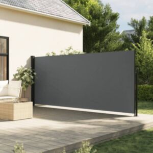 Pood24 lahtitõmmatav külgsein, antratsiithall, 180 x 600 cm