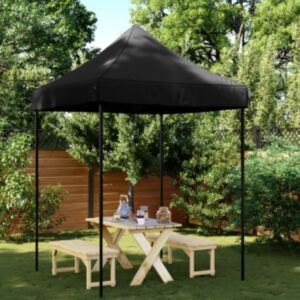 Pood24 kokkupandav pop-up peotelk, must, 200 x 200 x 306 cm