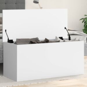 Pood24 hoiukast, valge, 100x42x46 cm, tehispuit